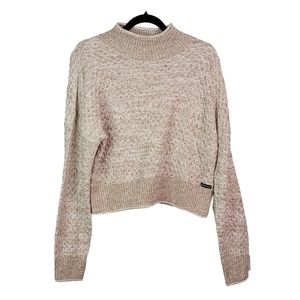 Calvin Klein Jeans Cropped Light Weight 3 Season Spring Fall Winter Sweater S